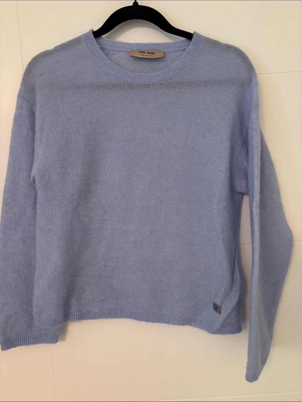 Mos Mosh Pastel Blue Crewneck Sweater